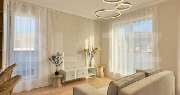 Apartament cu 2 camere, terasa de 25 mp, parcare, zona Terra