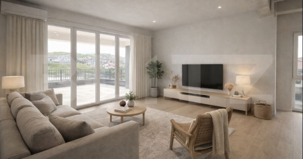 COMISION 0 % |Apartament 2 camere | si 2 terase 15 mp + 60 m