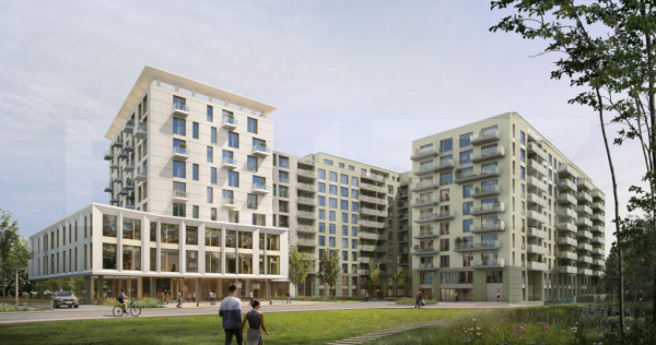 Apartament 2 camere, Finisat Lux Etaj Intermediar 54 mp ERA