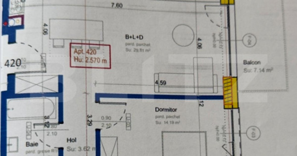 Exclusivitate ! Apartament 2 camere, finisat, 54 mp, ERA By