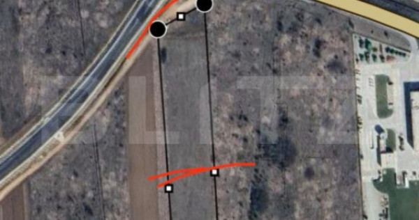 Teren intravilan, 13.025 mp, 40mp deschidere zona Cârcea