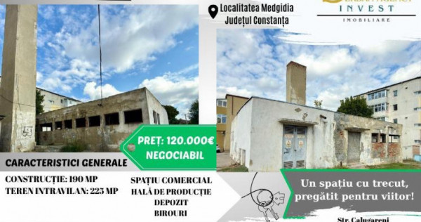SPATIU DE DEZVOLTARE DIVERSA de vânzare – Medgidia, zona Cimentul