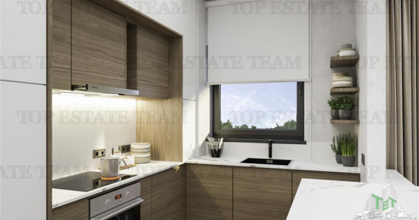 Apartament 2 camere bucatarie inchisa bloc nou Sos.Alexandri