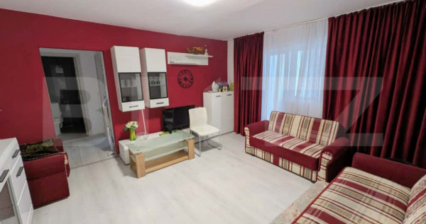 Apartament cu 2 camere, etaj intermediar.
