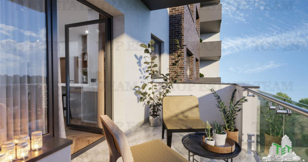 Apartament 2 camere intr-un bloc nou, modern, 62mp utili b