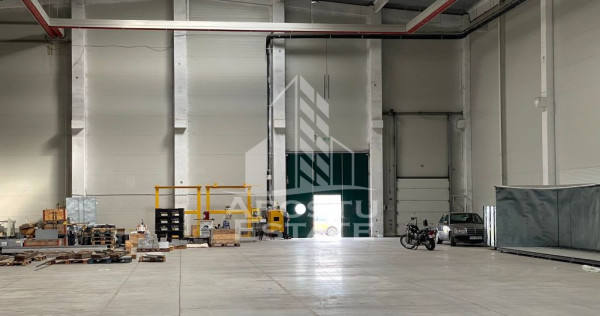 De inchiriat hala industriala 1850 mp - acces tir, rampa ...