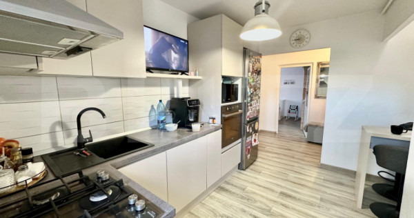 Apartament modern 3 camere recent finisat si mobilat