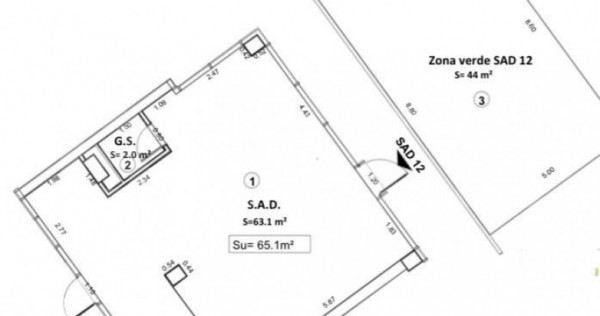 Spațiu comercial, 65 mp, zona Centrala