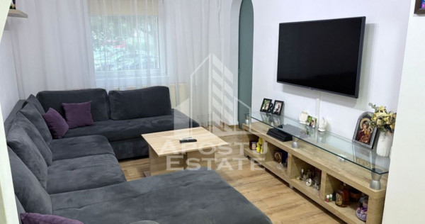Apartament 3 camere,parter inalt,centrala proprie, zona L...