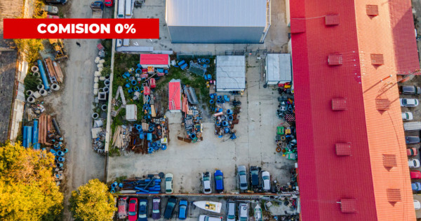 Teren | platformă betonată de închiriat – 900 mp | Stra