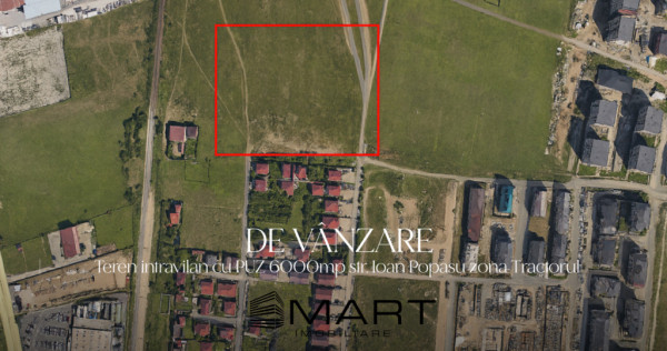 Teren intravilan 6000mp cu PUZ, P+2E zona Tractorul