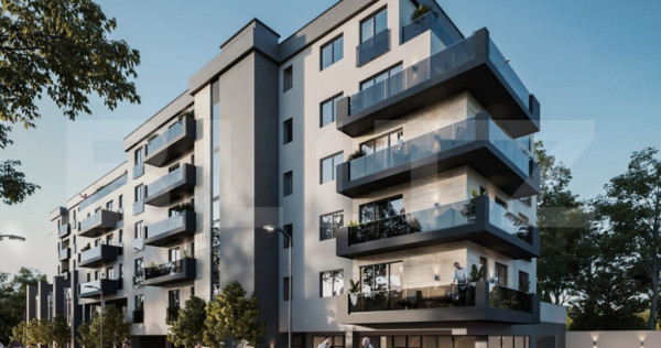 Apartament 1 Camera, 37 mp, Terasa 18 mp, Zona Dorobantilor