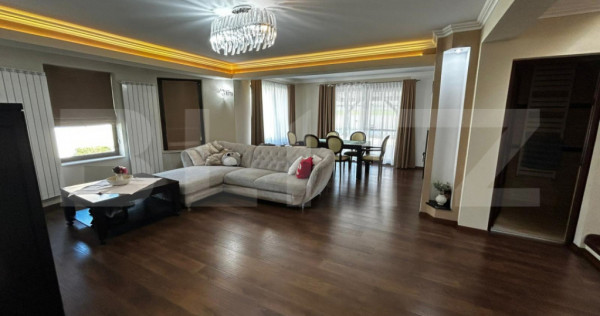 Casa cu piscina, 4 camere, sistem smart home