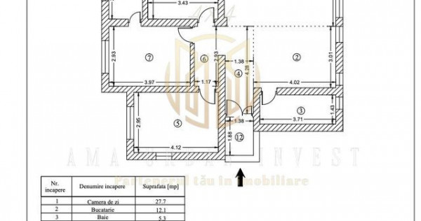 Comuna Vidra Casa 103 mp utili 47 mp teren