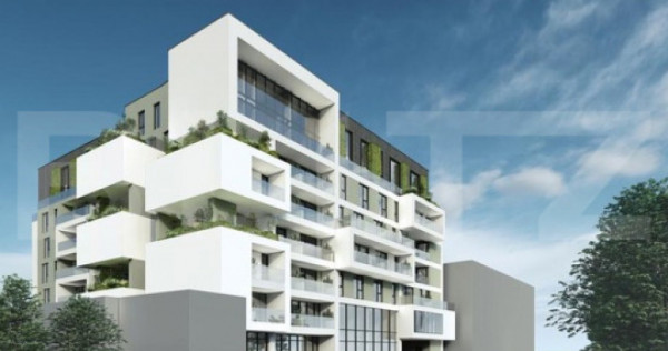 Apartament 2 camere, 56 mp, Terasa 12 mp, Imobil Nou, Semice