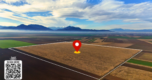 Teren 32,5 Ha compact Prejmer, Brasov. Imagini drona,tur/360