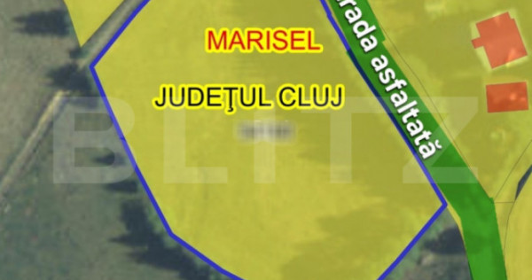 Teren intravilan parcelabil, front la strada, 6057mp, utilit