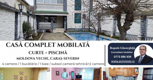 Casa cu teren 315 mp &ndash; Moldova Veche, jud. CS