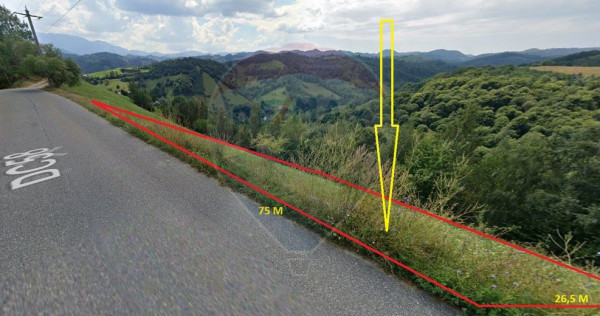 Teren extravilan, 2000 mp, Sat Peștera (com Moieciu)