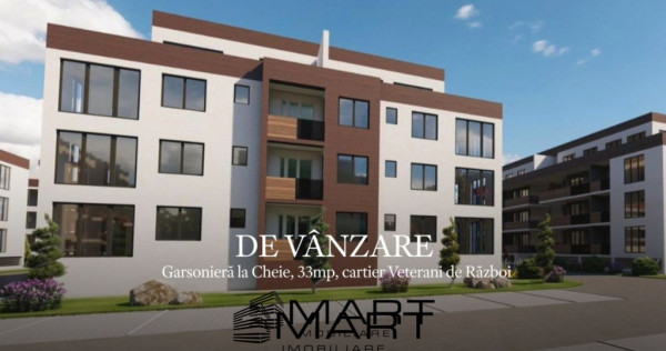 Garsoniera la Cheie, 33mp, ansamblu nou