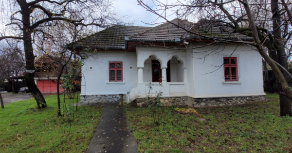 Casă tradițională, în centrul satului Polovragi