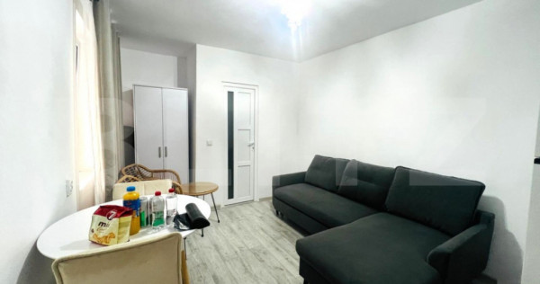 Garsoniera in centrul Clujului, 19 mp, 15 mp terasa, zona st