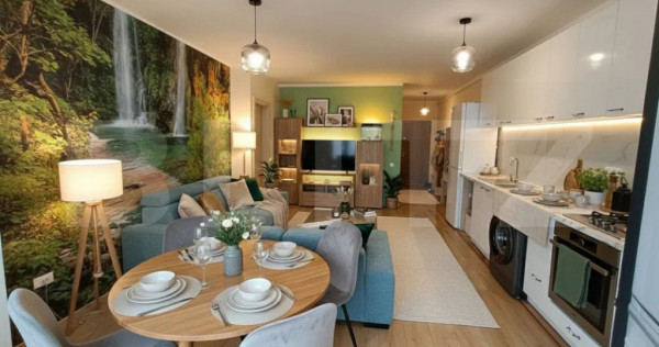 Apartament 3 camere, 62 mp, terasa 29 mp, zona Rivus Mall