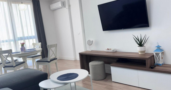 Apartament modern Mamaia Sat &ndash; 2 camere mobilate, utilate,