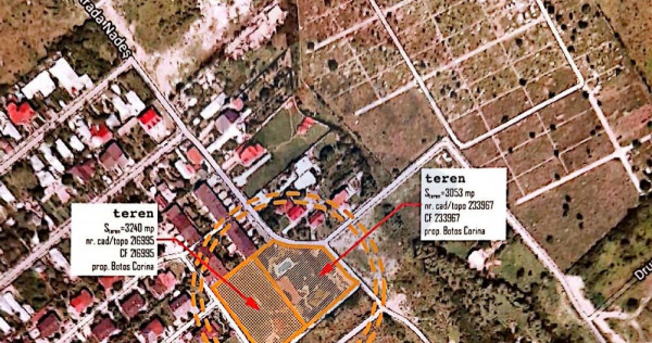 DE VANZARE Teren 6300mp Strada Nades