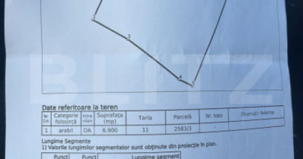 Teren intravilan 6.800 mp &icirc;n Răzvad &ndash; deschidere 70 m, i