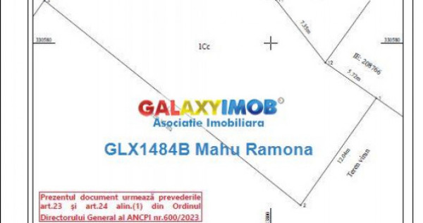 Teren zona M2, 360 mp, metrou 1 Mai, str. Clabucet