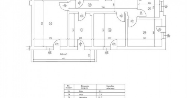 Apartament 3 camere, decomandat, 81 mp, Cartierul Veteranilo