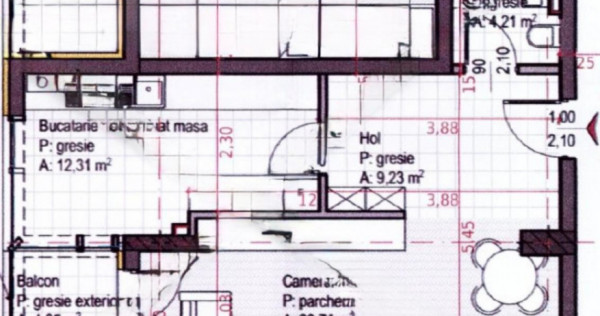 Apartament cu 1 camera + bucatarie inchisa, Soporului &ndash; ap