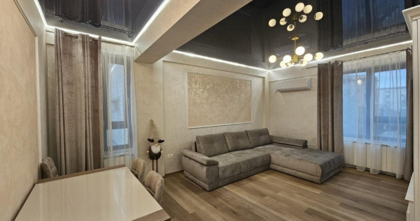 Faleza Nord, decomandat, 2 camere, etaj 1, mobilat modern, parcare