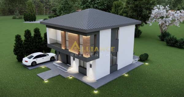 Casa moderna in ansamblu de case Comuna Berceni