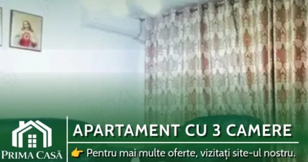 Apartament cu 3 camere confort 1 sporit ~ Zona Brosteni ~ etaj 2 din 5