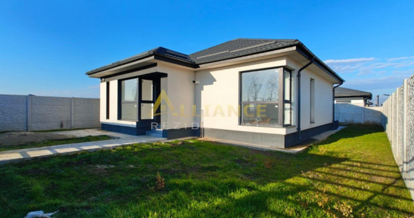 Casa individuala parter - 3 camere 2 bai - teren 376mp