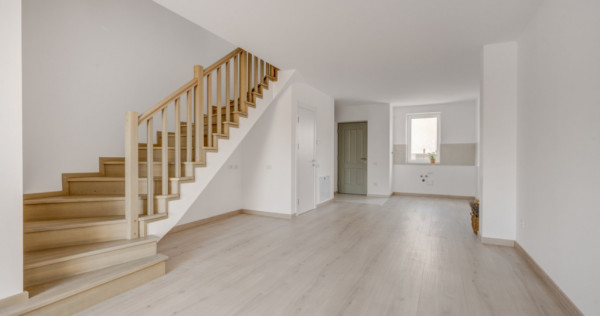 Voluntari, casă P+1+M cu 145mp utili și pompă de căldur?