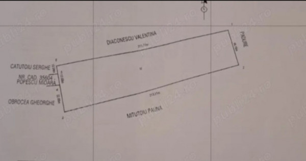 Teren extravilan comuna Crasna-Gorj 10912mp