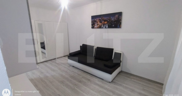 Garsonieră recent renovată - 24 mp, parter