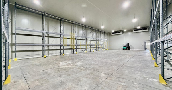 Hale noi cu refrigerare, 500 mp, acces TIR, Nord, Ploiesti