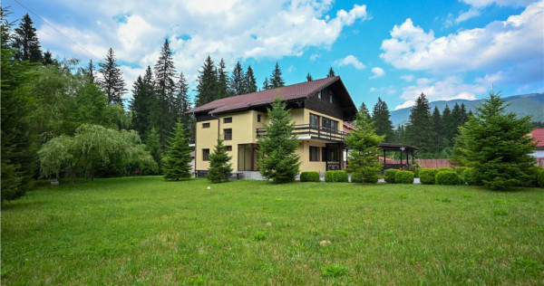 FILM!Resedinta cu farmec montan, domeniu de 1.700 mp,cadru s