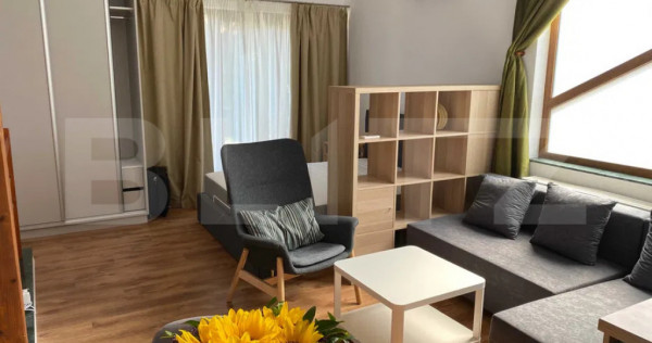 Apartament cu o camera, 58 mp, curte proprie, parcare - Zon