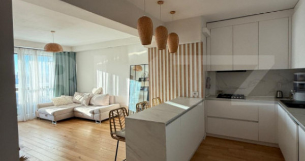 Apartament 2 camere, mobilat modern, 58 mp, terasa, Zorilor