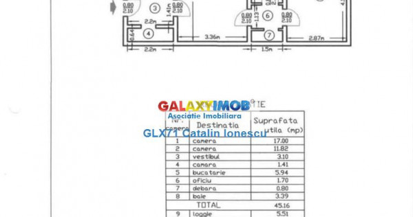 Apartament 2 camere Baba Novac