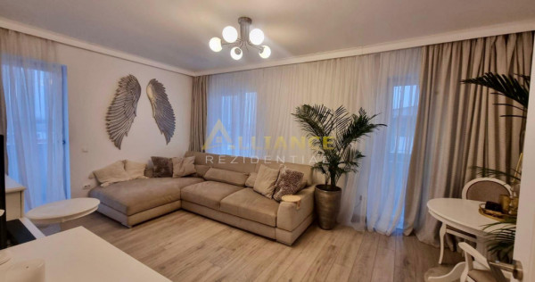 3 camere mobilat si utilat lux, metrou Berceni, gata de muta