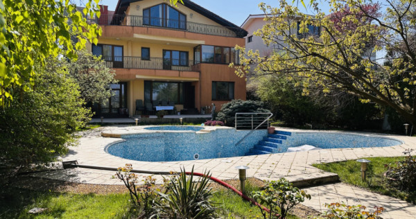 Resedinta emblematica in Chiajna-Rosu pe malul lacului, 785