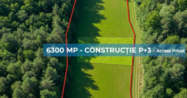 Teren 63 arii, l&acirc;ngă pădure &ndash; Potențial Blocuri P+3, z