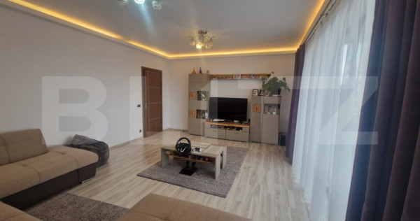 Apartament 3 camere decomandat , 2 bai ,105 mp, Tractorul