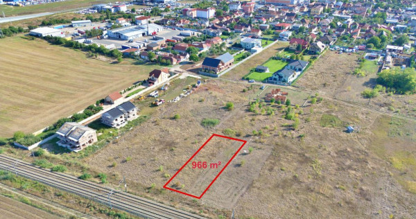 Teren intravilan 966 mp, Micalaca &ndash; zonă &icirc;n dezvoltare